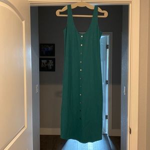 Amuse Society teal midi dress